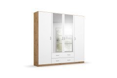 Case von Rauch Blue - Kleiderschrank weiß mit Inneneinteilung