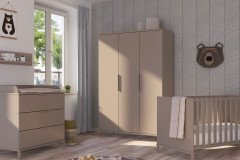 Brother Stu von YUNY by Paidi - Kojenliege taupe mit Bettkasten oder Gästebett