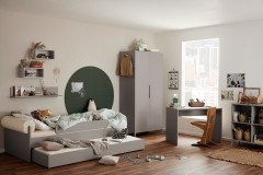 Brother Stu von YUNY by Paidi - Kojenliege taupe mit Bettkasten oder Gästebett