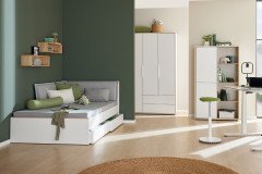 Lieven von Paidi - Kinderzimmer-Einrichtung kreideweiß - Eiche Montana