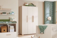 Enie von Paidi - Jugendzimmer: Schrank & Bett creme - Eiche