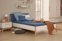 Stiene von Paidi - Kleiderschrank 3T1S cashmere-beige - Eiche massiv