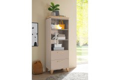 Hilda von POL Power - Wandregal kaschmir - Mauvella Oak Nachbildung